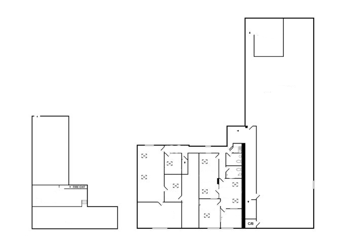 Lot: 76 - INDUSTRIAL/OFFICE UNIT ON A LARGE PLOT WITH POTENTIAL - Floor plan 2